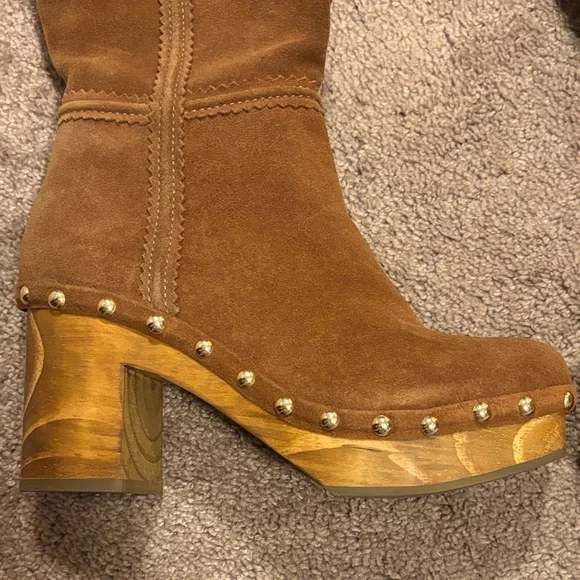 Matisse Suede Knee-High Boots - Picture 3 of 6